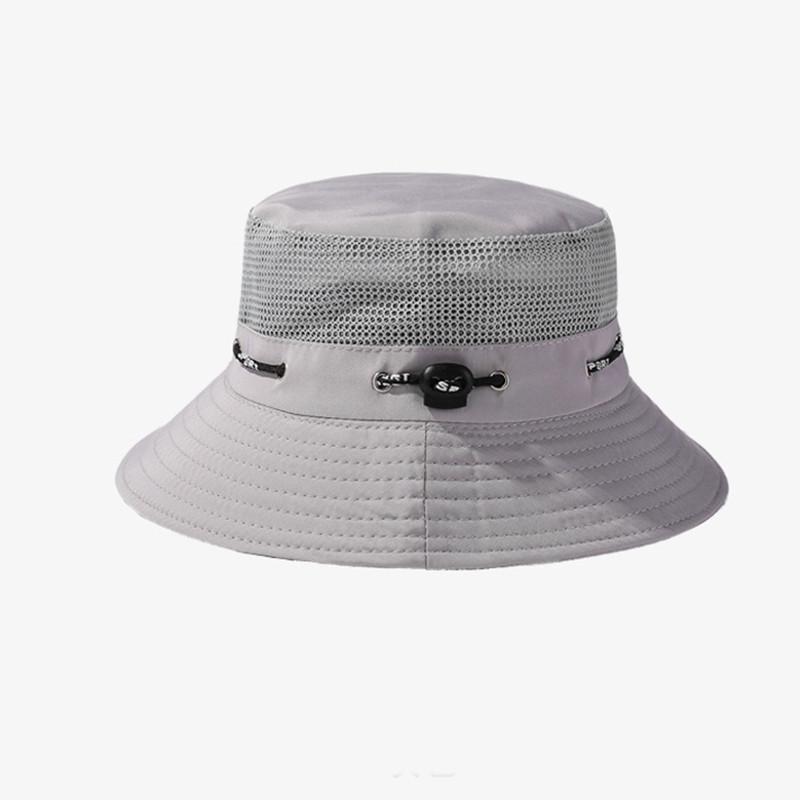 

Женская универсальная шляпа дышащая солнцезащитная с короткими полями шляпа рыбака Gray