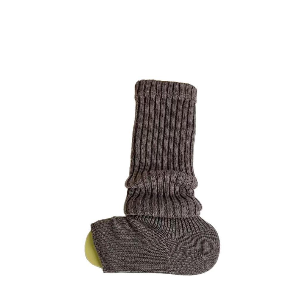 Women's Y2K Knitted Stirrup Leg Warmers - Thick, Warm Knee-High Socks for Autumn and Winter