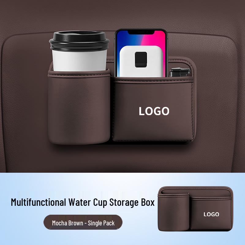 Multi-Function Car Storage Box: Phone, Keys, Cup Holder & Cigarette Case