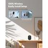 4MP Tuya Smart Wireless WiFi +BLE Outdoor Battery Solar Powered Spotlight Human Detection Surveillance CCTV IP Network Camera 2K