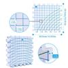 9Pcs Knitting Blocking Mat 12x12Inch Knit Blocking Foam Board For Granny Square Making Crochet Yarns Crafting Project