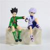 12.5cm Hunter x Hunter Gon Freecss Anime Figure Zoldyck Action Figure Figurine Model Car Ornaments Toys Gift