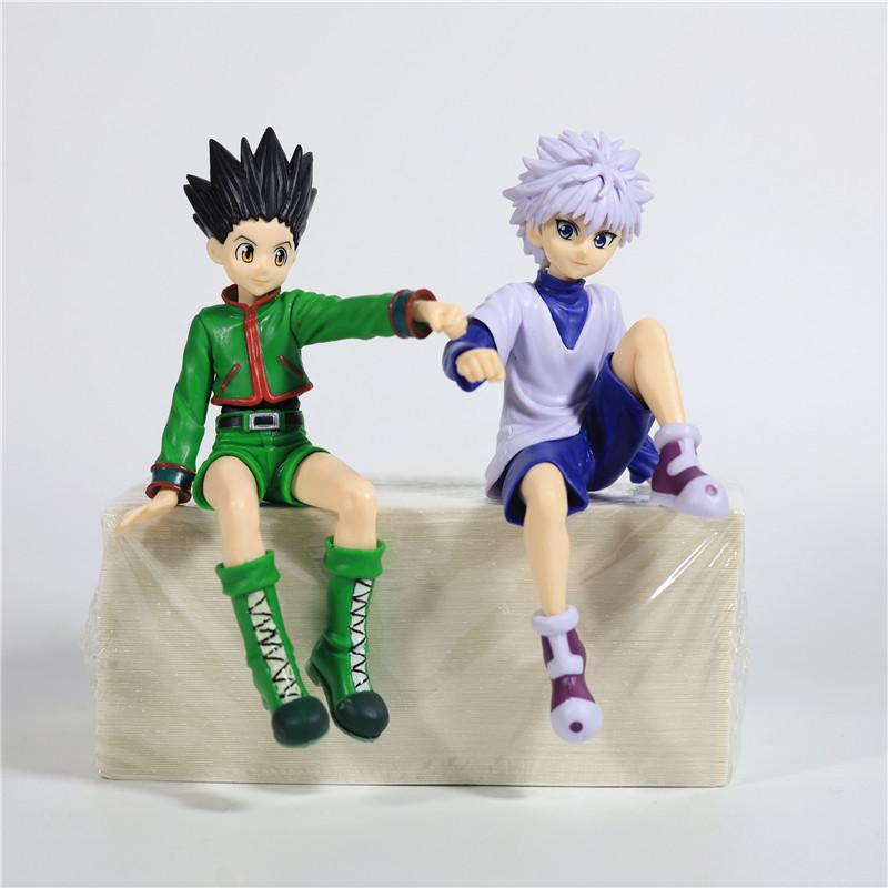 12.5cm Hunter x Hunter Gon Freecss Anime Figure Zoldyck Action Figure Figurine Model Car Ornaments Toys Gift