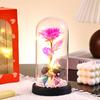 Gold Foil Rose Glass Cover Teachers' Day Gifts Creative Gifts Advanced Ornaments for Female Teachers