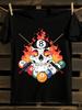 Skull Pool Balls 8- Flame Graphic Tshirt