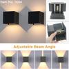 Adjustable Beam Angle Waterproof IP65 Wall Lamp LED Nordic Modern Lights Outdoor Garden Gate Balcony Courtyard Wall Light