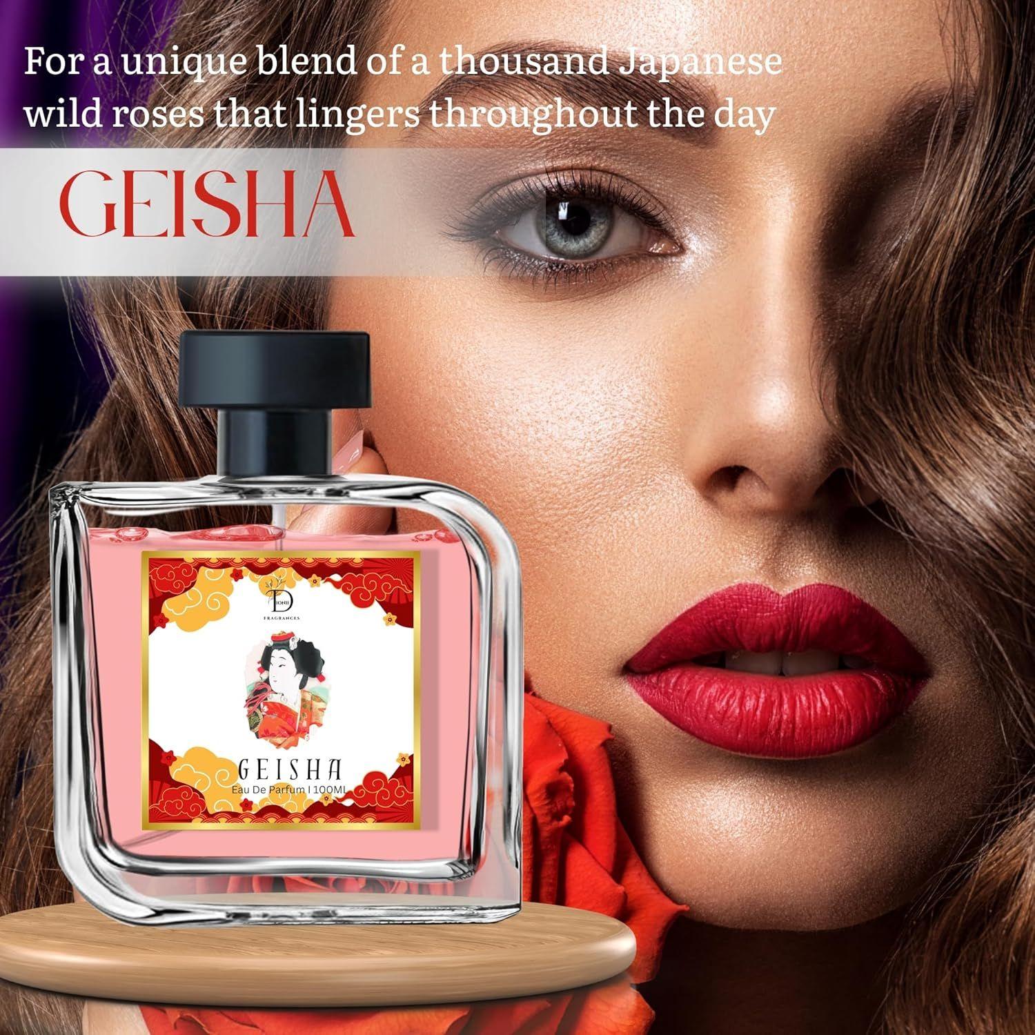 Dionii JAPAN EDIT GEISHA Donna Eau De Parfum Profumo | Lunga Durata | Collezione Around the World |