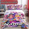 Set copripiumino 3 pezzi (1*Copripiumino + 2*Federe, Senza Nucleo), Set Biancheria da Letto Personalizzato con Nome KPop Cacciatori di Demoni, Decorazione Camera da Letto Casa Regalo