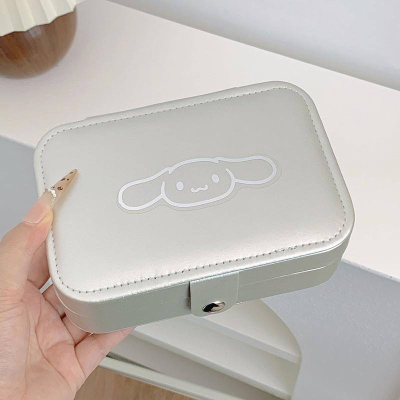 Sanrio Charm Pu Jewelry Box With Soft Hardness For Women And Gift Use