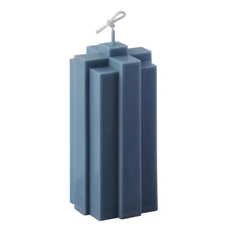 1PCS Handmade DIY Building Block Strips Mould Restaurant Household Decoration Candle Mold Gypsum Ornaments Molds Good Looking