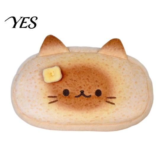 Rabbit Plush Fabric Case Siamese Cat Pencil Case, Large Capacity Fluffy Pen Pouch for Stable Standing Bag Students, Soft Stationery Desk, Creative A