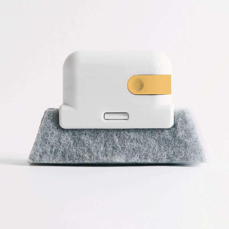 

Щетка для чистки оконных пазов 2 в 1, щетка для чистки оконных и дверных пазов, щетка для чистки мертвых углов оконных пазов, щетка для очистки подоконных швов жёлтый