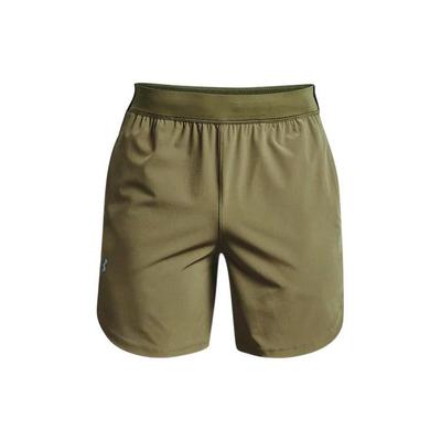 Webserie Einfarbige Straight-Leg Sportshorts Herren Unterteile Zeltgrün 1351667-361