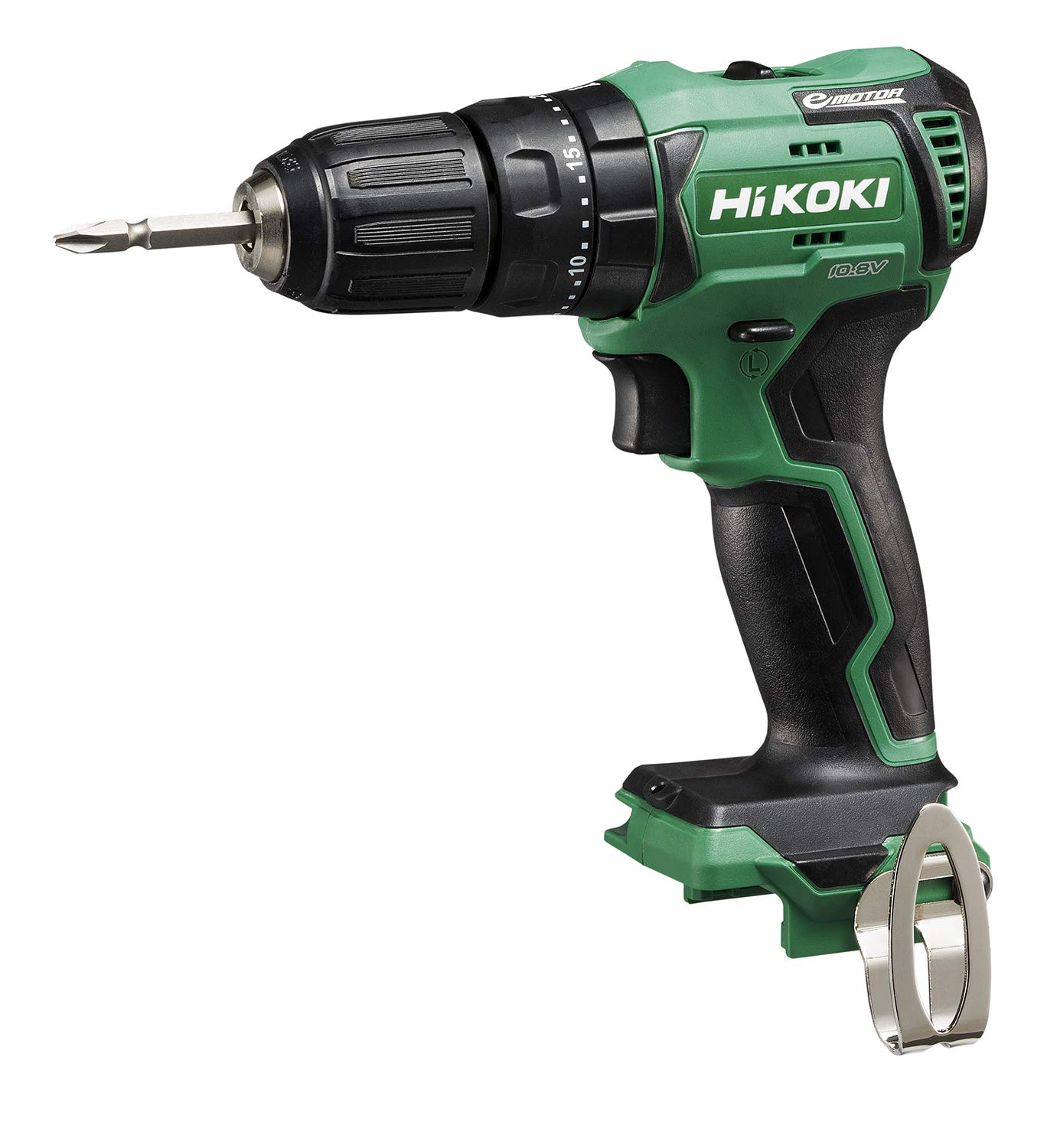 

HiKOKI Cordless Vibration Driver Drill Unit Battery and Charger Sold (Main Only, Separately) 10.8V DV12DD(NN) зелёный