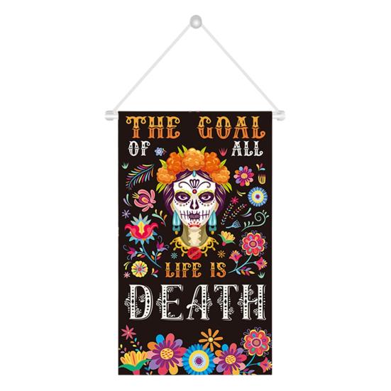 Day of The Dead Art Mexican Fabric Wall Fiesta