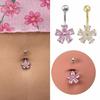 Stainless Steel Navel Ring Simple Body Piercing Jewelry Holiday Belly Button Rings  For Women