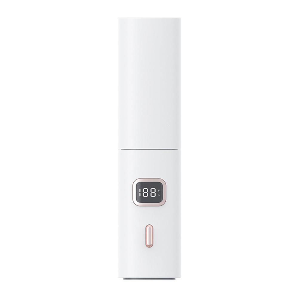 Portable Handheld Fan USB Rechargeable Mini Rechargeable Hand Fan Quiet Pocket Fan Mobile Power Bank Travel White#0