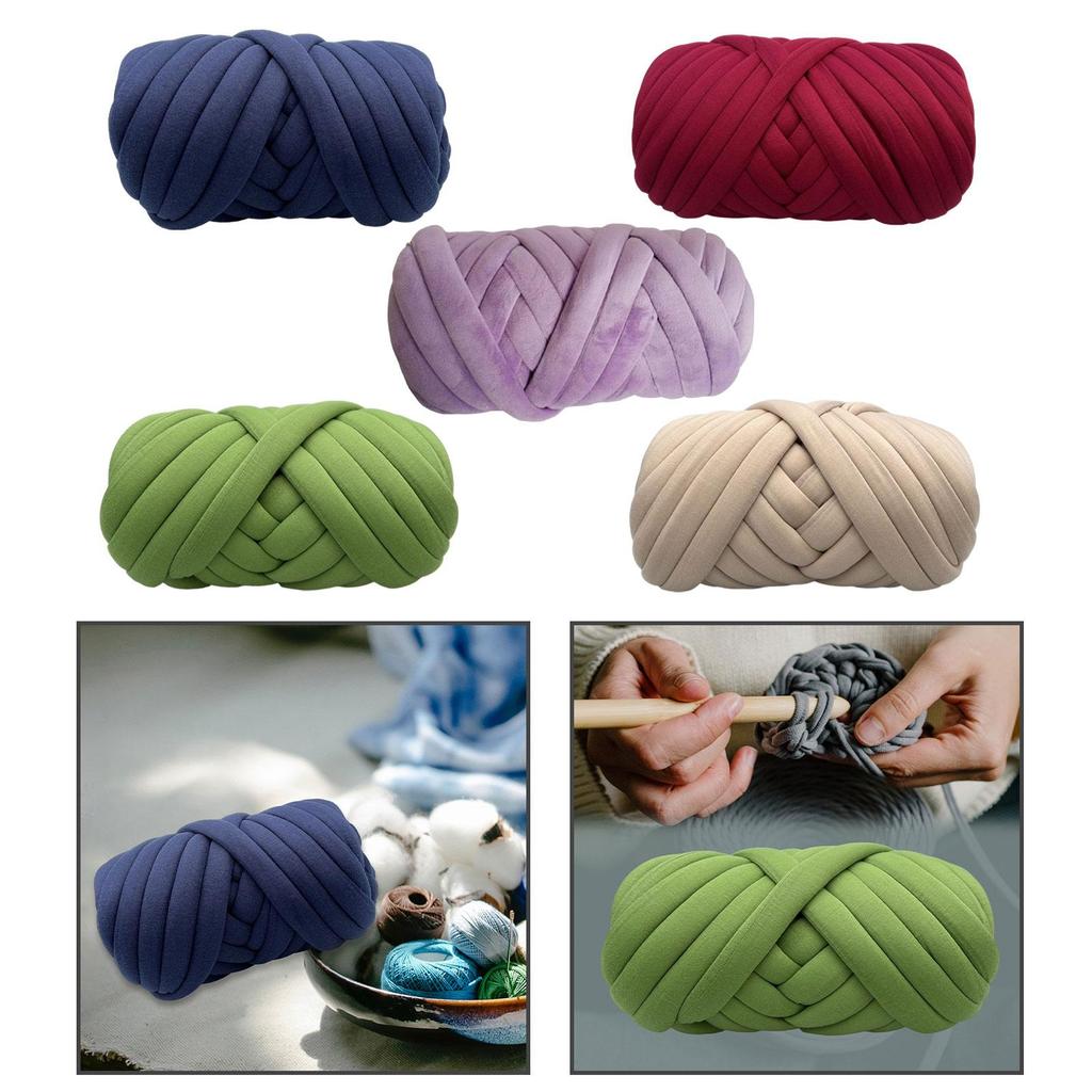 Chunky Arm Knitting Crochet Polyester Lightweight DIY Basket Warm Scarf Suitable for Handmade Gift