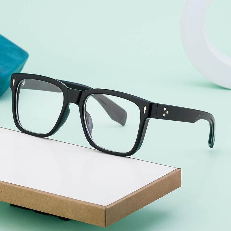 Retro Box Glasses Frame Men'S Can Be Equipped With Myopia Glasses Flat Glasses Optical Glasses Men'S Glasses