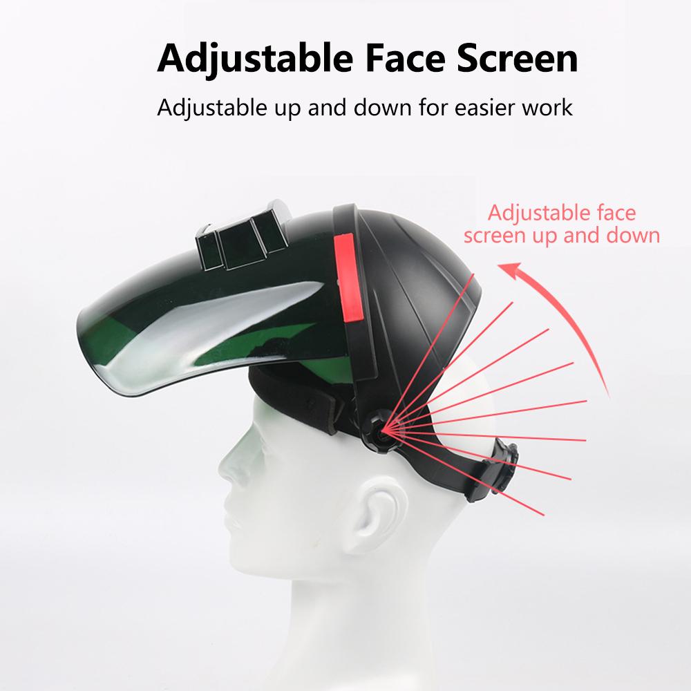 Large Viewing Screen Welding Mask Solar Automatic Dimming HeadMounted Welding Helmet Welding