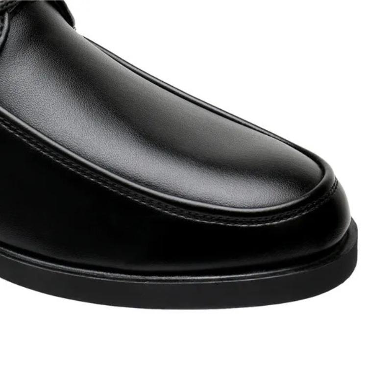 Men Shoes Luxury Brand Men Casual Shoes Leather Loafers Men Leather Footwear Business Office Wedding Shoes Black Brown 358