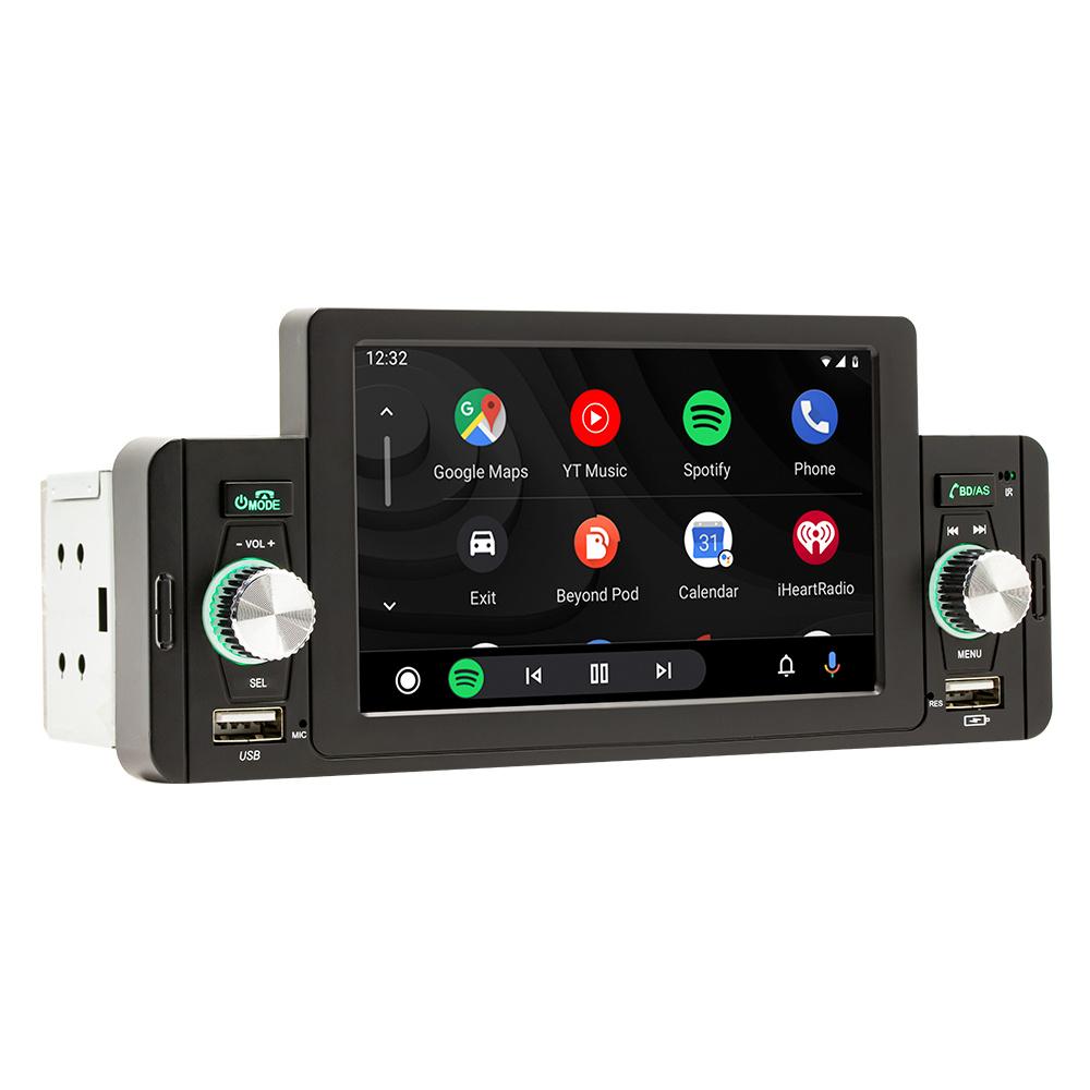 Car 1 Din 5 inch Radio Multimedia Player MP5  USB FM Compatible with Carplay And
