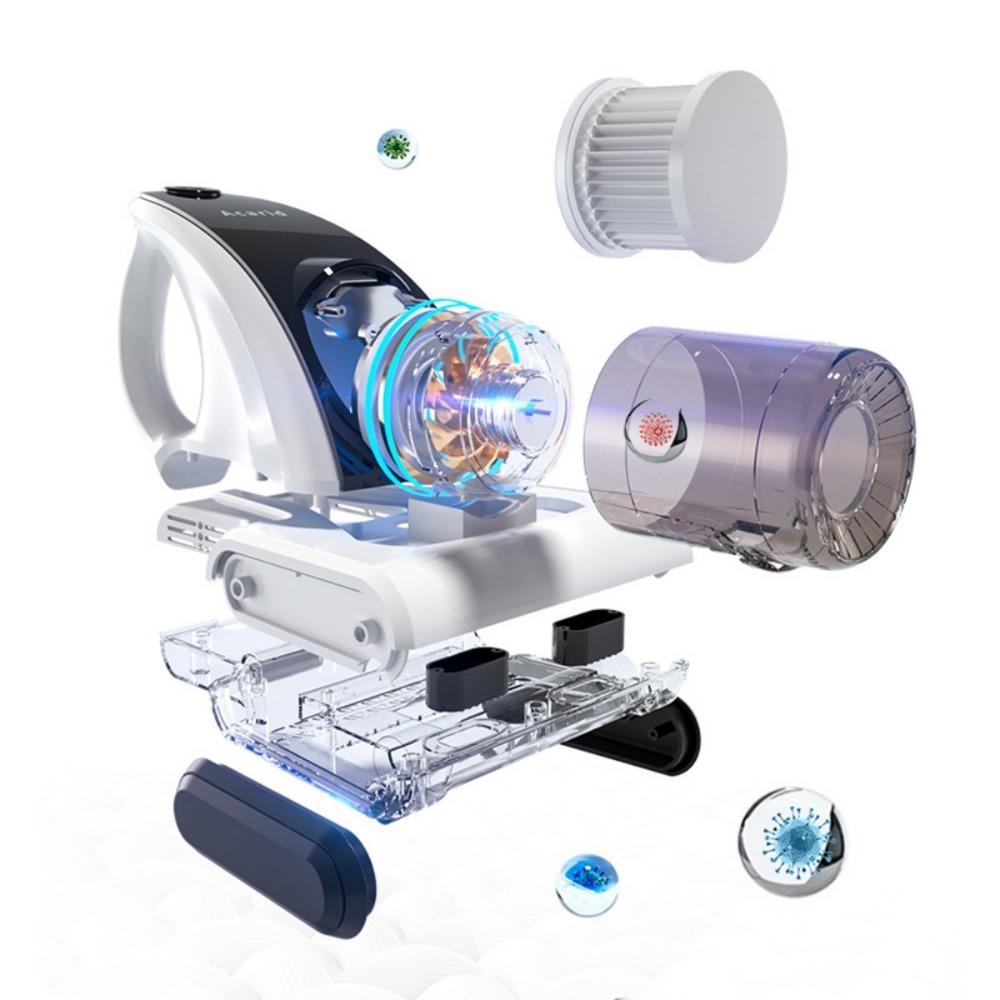 Haushalt Handstaubsauger Kabellos Milbenentferner Aufladbar Bett Sofa Klein Smart Staubsauger Violettes Licht Milbenentferner