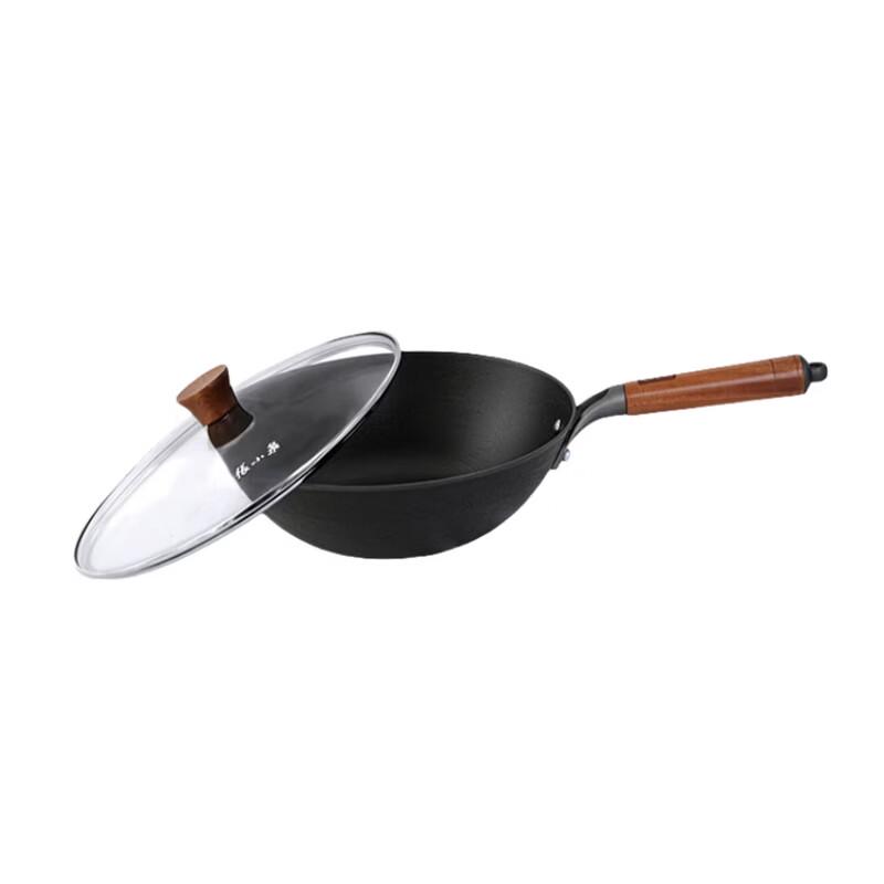 Zhang Xiaoquan Traditional Cast Iron Flat-Bottom Wok