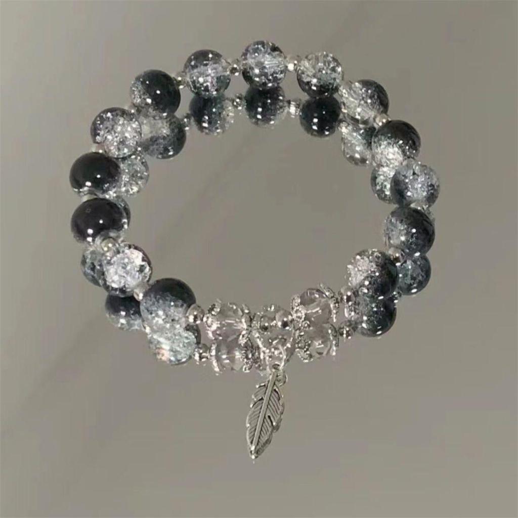 New Chinese Retro Double-Layer Bracelet for Women, Unique Design, Ancient Style Fashion, Shangui Flower Coin Hand String for Men