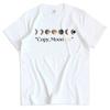 Unisex Streetwear Copy Moon Joy Tshirt Design Graphic Printing Clothing Short Sleeve Cotton Loose Women Clothing Women T Shirt