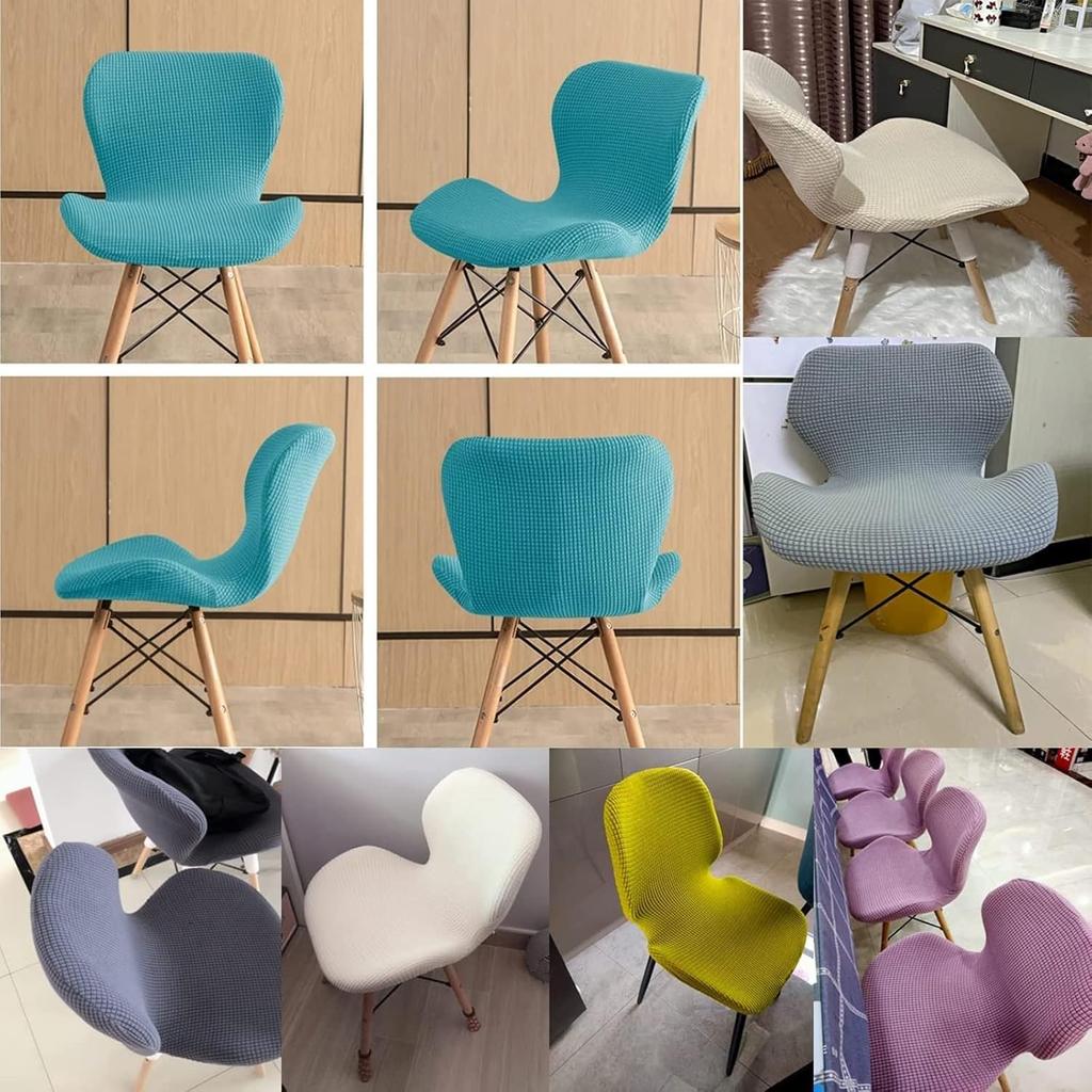 Bar Stool Cover Set of 2/4/6, Removable Washable, Shell Back Adjustable Swivel Bar Stools Slipcover,Barstool Protector Covers for Dining Room Kitchen