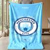 manchester Theme blanket Soft Flannel Blanket Plush Throw Blanket Cozy Sofa Bed Blanket for Home Decor