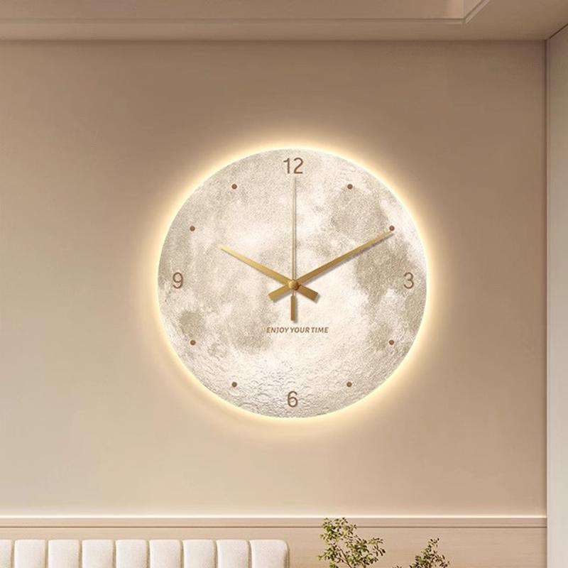 Luminous Wall Clocks Modern Living Room Luxury 2026 Wall Clocks Nordic Decoration Clock Room Furniture Clock Rechargeable Decor