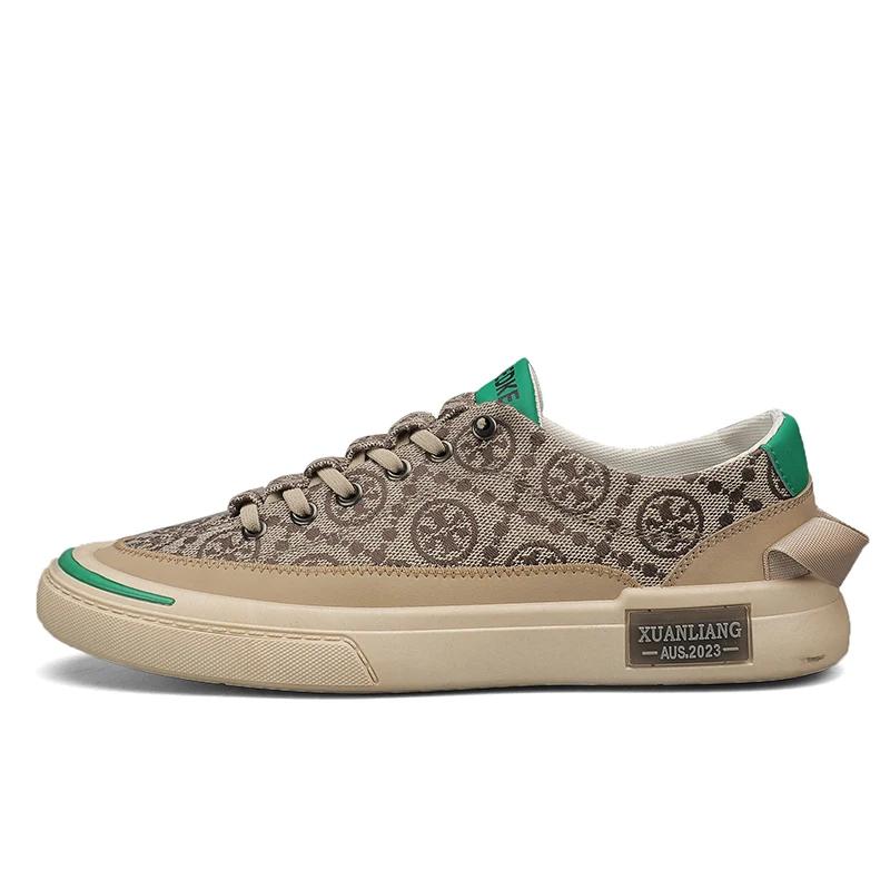 

Летняя обувь для скейтборда мужская парусиновая обувь удобные кроссовки на платформе для ходьбы повседневная обувь Zapatos De Mujer 44 хаки