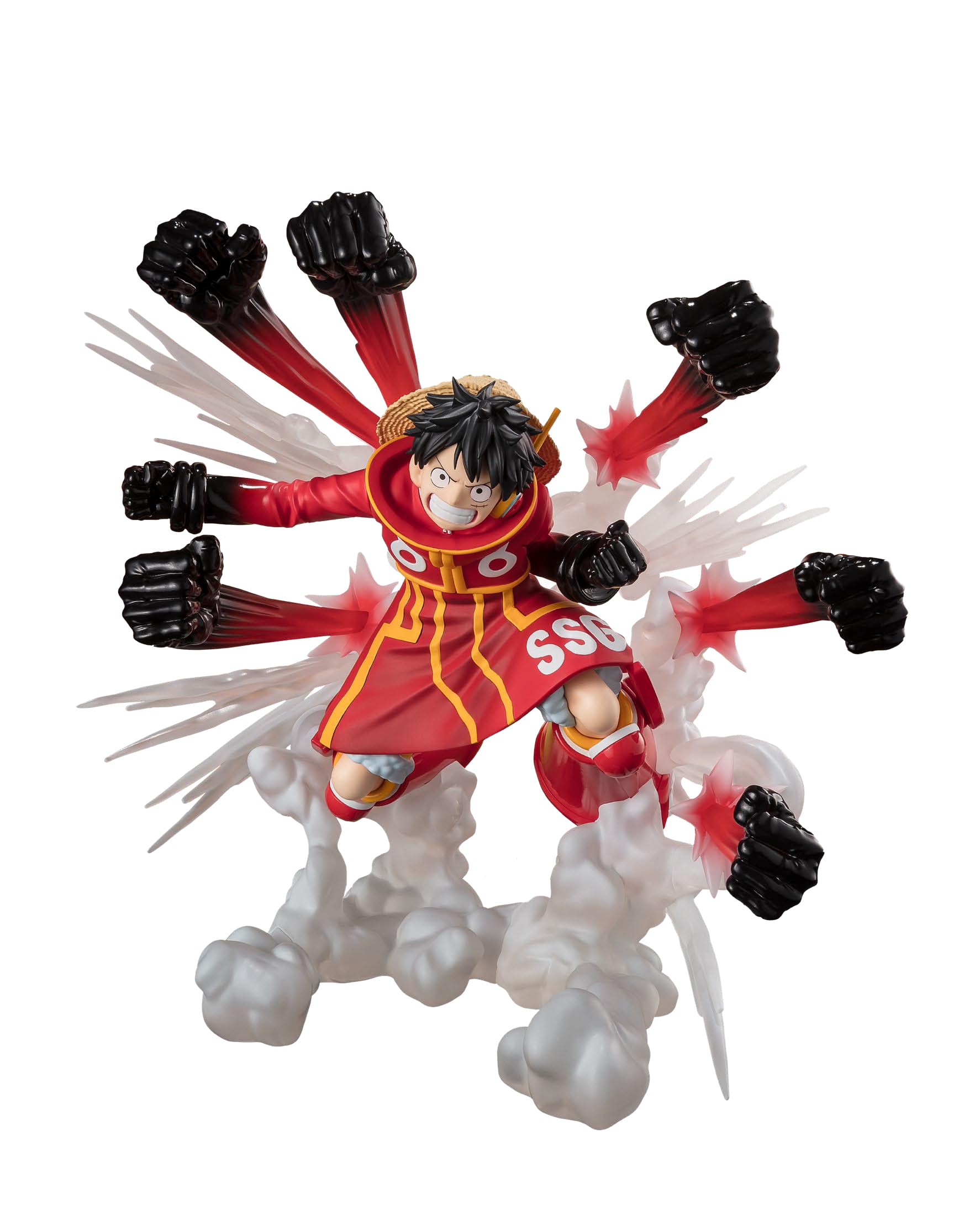 

TAMASHII NATIONS Figuarts ZERO ONE PIECE [Супер жестокая битва] Monkey D. Луффи -Gum-Gum Hawk Shootout - Приблизительно. 185 мм ПВХ и АБС окрашенная полная фигура