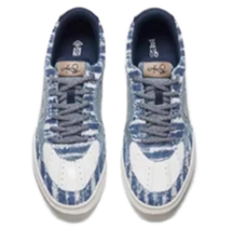 New Anta Owen Hélà TRIBE Anti Slip Wear Resistant Low Top Skateboard Shoes Men's Blue Gray 112541801F-1