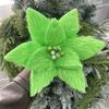 Christmas Decorations, Plush Simulated Christmas Flowers, Christmas Tree Wreaths, Plush Decorations