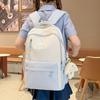 2025 summer new large-capacity literary and versatile high-value schoolbag female junior high school students simple and lightweight backpack