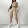 Tracksuit Women Suit Casual Fleece Sports Set Long Sleeved Sweatshirts Trousers Sportswear Sweatshirts Pullover Jogging Sweatpants