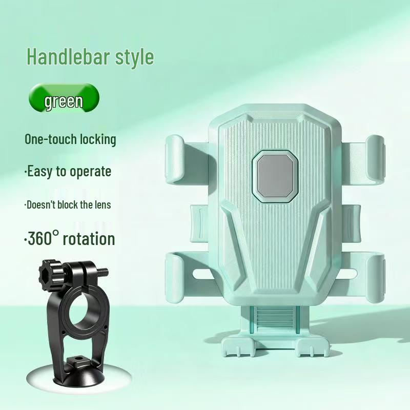 Shock-Absorbing Phone Mount for Electric Vehicle & Bicycle - Outdoor Riding Navigation Holder