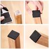 30pcs Thickened Anti Scratch and Anti-wear Soundproof Table and Chair Footrest Square Black Self-adhesive EVA Bench Sofa Furniture Protection Mat