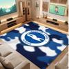 Brighton & Hove Albion Football Print Crystal Velvet Rug, Comfortable Water Absorbent Non Slip Indoor Floor Carpet