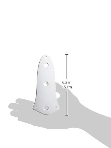 Fender American Vintage '62 Jazz Bass® Control Plate, Chrome