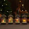 Christmas Water-Filled Lantern Night Light - Festive Desktop Ornament & Decoration Gift