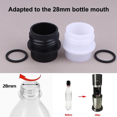 1 stk flaskeadapter for 28-gauge PET bobleflaske Kompatibel med maskinkoblingshode Konverterertilbehør