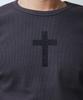Lekim Cubic Cross Long Sleeve (Charcoal)