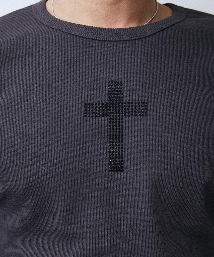 Lekim Cubic Cross Long Sleeve (Charcoal)