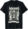 Maglietta Vintage Behemoth Satanista 666 Teschio di Satana Metal Estremo