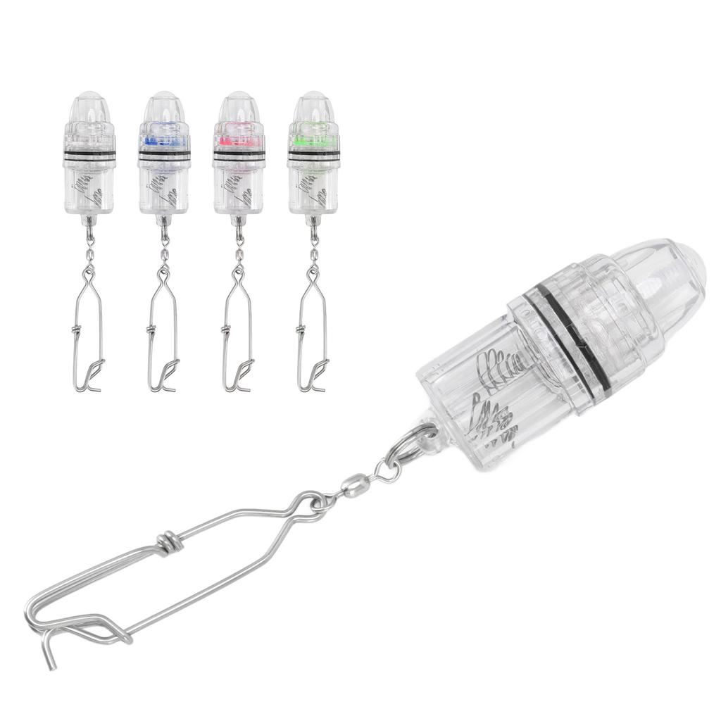 Fish Attracting Indicator Underwater Deep Drop LED Fish Lure Light with Metal Reinforced Large Pin H