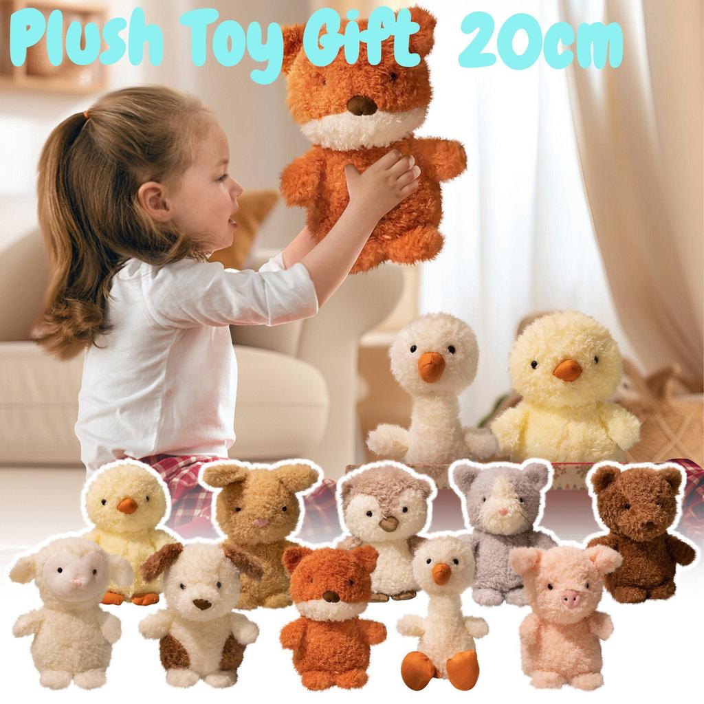 20cm Roztomilé plyšové hračky Kreslené panenky Domácí dekorace Dětské dárky